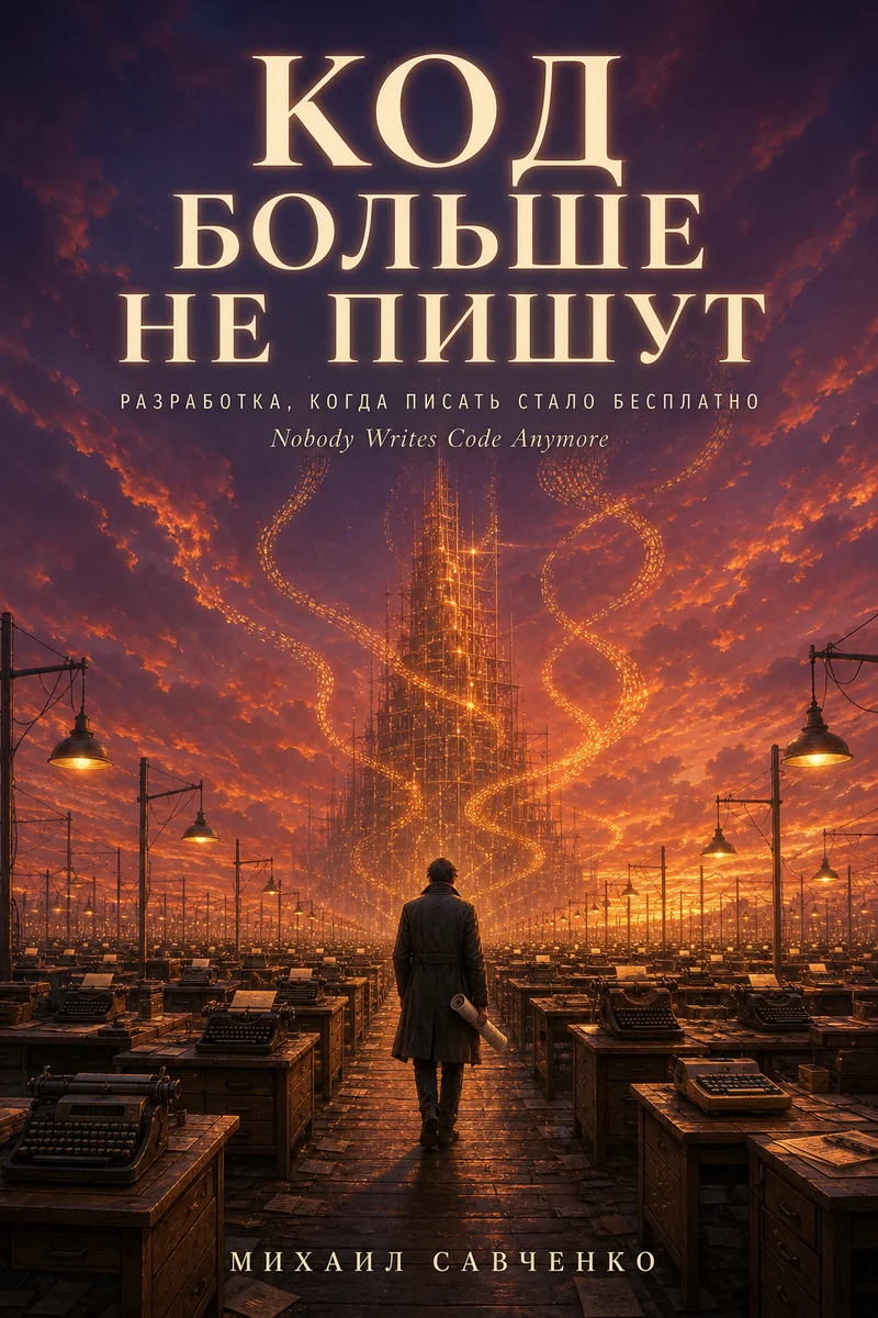 Код больше не пишут